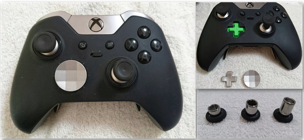 Xbox One Eliteのコントローラーは十字キーやスティック、ボタンのパーツを変更する事ができる