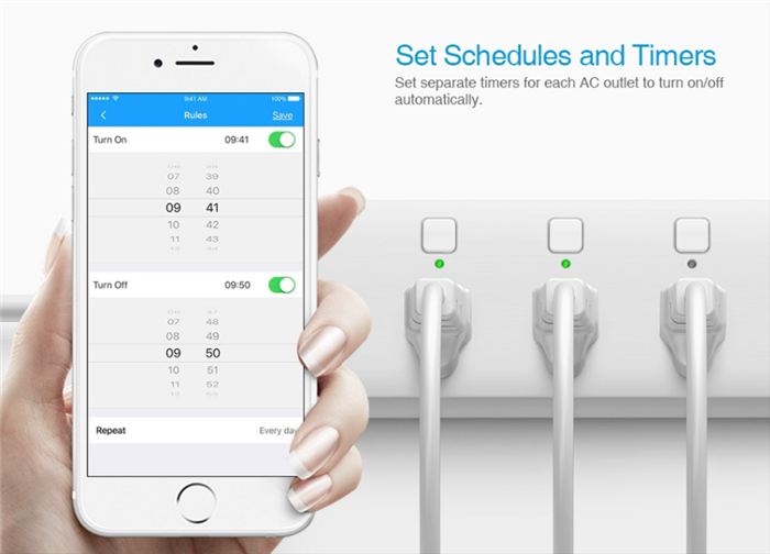 Koogeek MFi Certified Smart Outlet for Apple HomeKit - US Plug