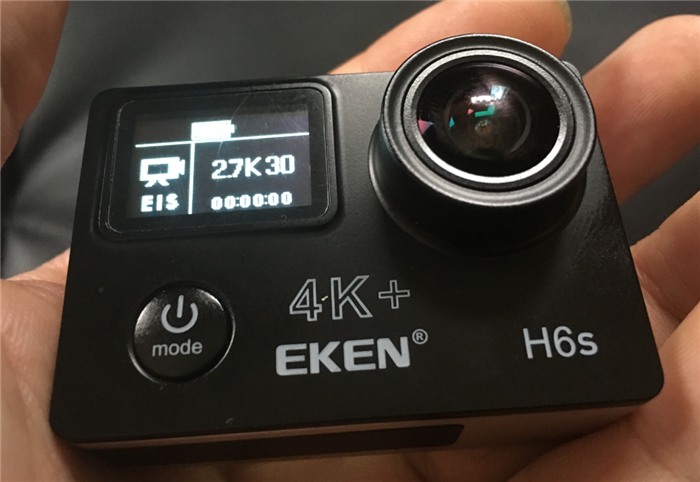 EKEN H6S EIS 4Kアクションカメラ レビュー