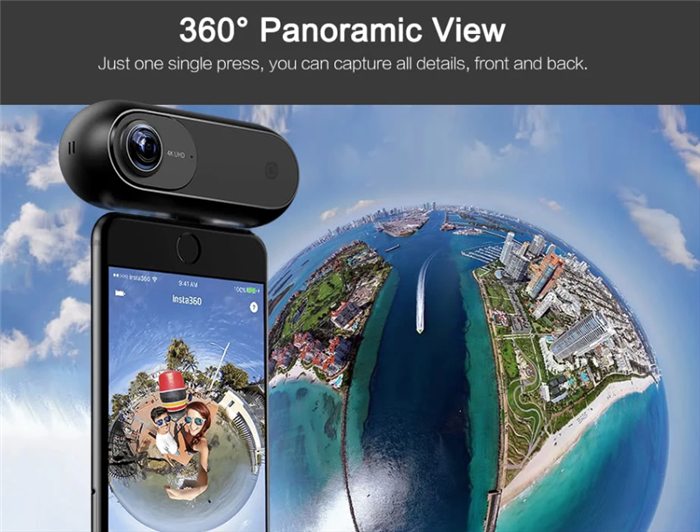 Insta360 ONE 4K 360° VR Video Action Sports Camera