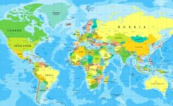 世界地図　標準