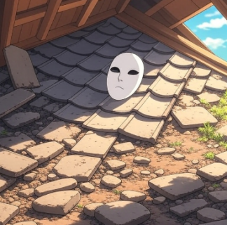 幽霊屋敷をお面（付喪神）と共に巡る夢