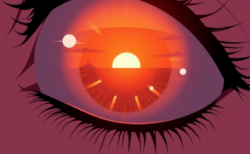 (闇夜)明け増してお目(お天道様)出とう