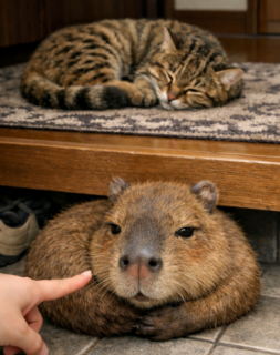 西表山猫の裏で寝転んでいたカピバラな夢