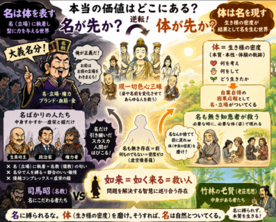 体は名を現す