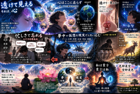 透けて見える